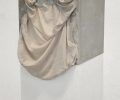 'Incoerência', cimento e tecido 33 x 28 x 28 cm, 2018 /  'Incoerência', cement and fabric 33 x 28 x 28 cm, 2018