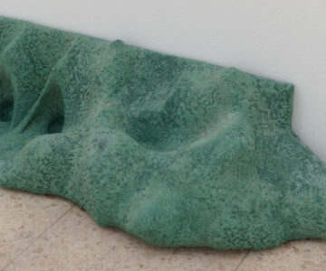 Tiago Rocha Costa, ‘Pitfall with Seven Holes’, Técnica mista / Mixed materials / 18 x 80 x 26 cm / 2022