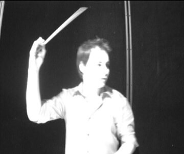 'Maestro', vídeo gerado 4:3 em loop, 2010 / 'Maestro', generated video 4:3 loop, 2010