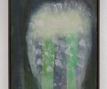 'Velho amigo', óleo sobre tela, 25 x 36 cm, 2021-23 // 'Old friend', oil on canvas, 25 x 36 cm, 2021- 23